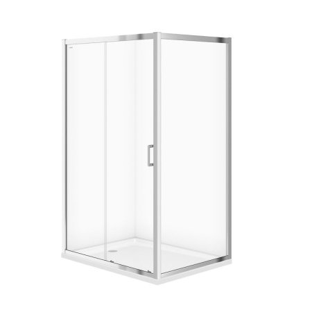 Cersanit Arteco Kabina prysznicowa prostokątna 120x90x190 cm profile chrom szkło transpartentne CleanPro S157-012