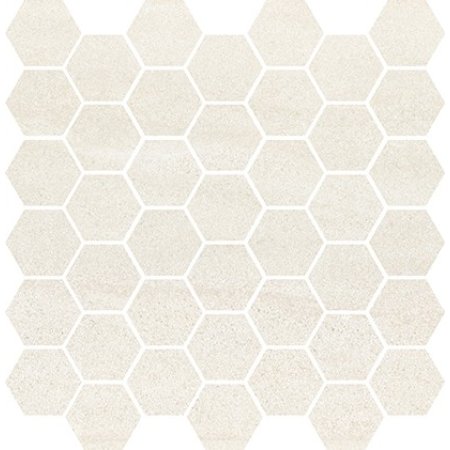 Cersanit Bantu Cream Heksagon Small Mosaic Glossy Mozaika ścienna 29x29,7 cm, kremowa WD598-003