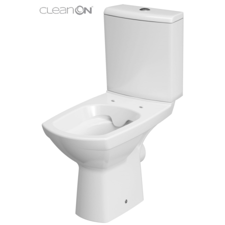 Cersanit Carina New Toaleta WC kompaktowa 63x35 cm CleanOn bez kołnierza, biała K31-045
