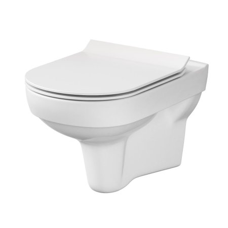 Cersanit City New Toaleta WC podwieszana 53x37 cm CleanOn bez kołnierza, biała K35-028