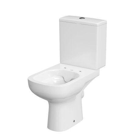 Cersanit Colour Toaleta WC stojąca bez kołnierza kompakt biała K103-025