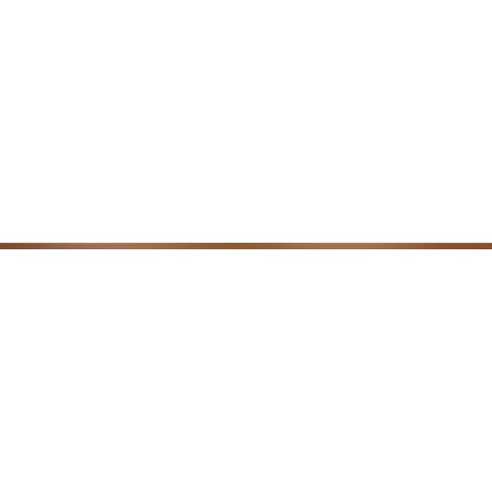 Cersanit Metal Copper Border Matt Płytka ścienna 1x74 cm, miedziana WD929-009
