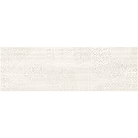 Cersanit Ferano White Patchwork Inserto Satin Płytka ścienna 24x74 cm, biała ND859-004