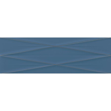 Cersanit Gravity Marine Blue Silver Inserto Satin Płytka ścienna 24x74 cm, niebieska ND856-014