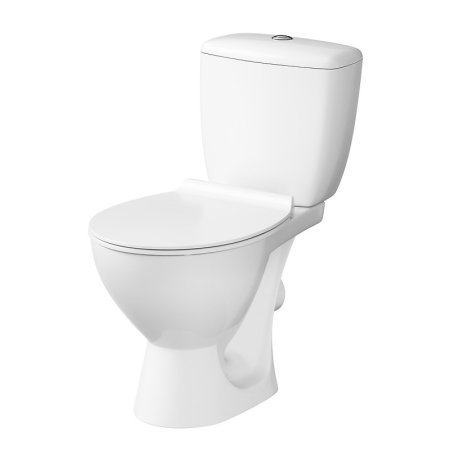 Cersanit Kaskada Toaleta WC kompaktowa 65,5x36 cm z deską sedesową i zbiornikiem, biała K100-207