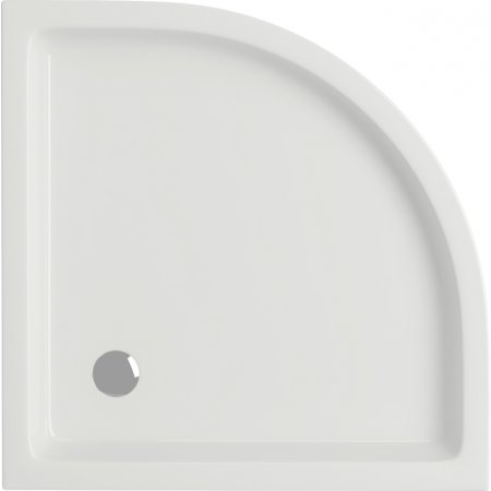 Cersanit Tako Brodzik półokrągły 80x80x16 cm zintegrowany z panelem biały S204-003