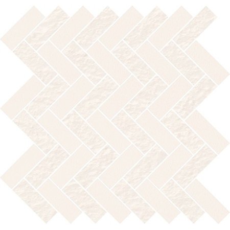 Cersanit White Micro Mosaic Parquet Mix Mozaika ścienna 31,3x33,1 cm, biała OD569-005