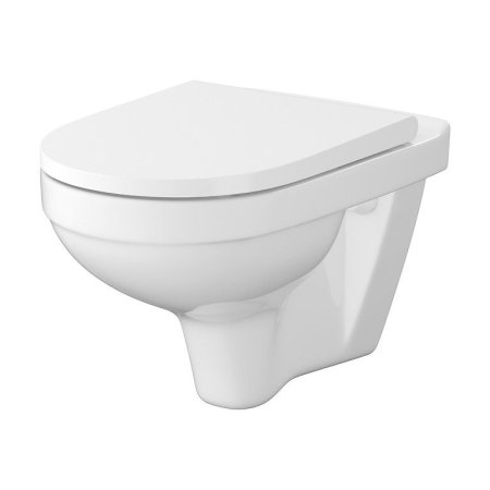 Cersanit Zip Zestaw Toaleta WC 52,5x36 cm + deska wolnoopadająca biała S701-565