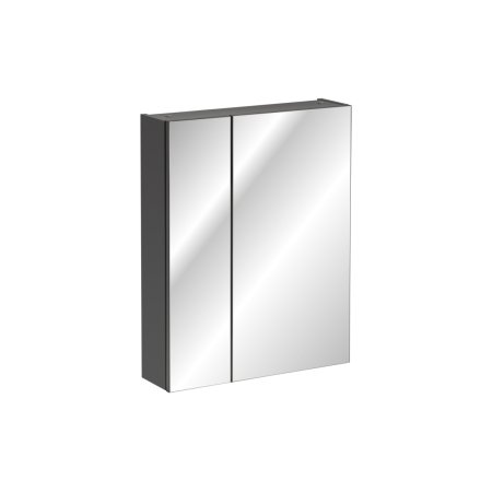 Comad Monako Grey Szafka łazienkowa z lustrem 60x16x75 cm diamentowy szary MONAKOGREY840-FSC