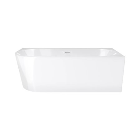 Corsan Intero Wanna wolnostojąca 170x80 cm narożna prawa z szeroką krawędzią biała + klik klak biały E240XLPWH
