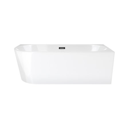 Corsan Intero Wanna wolnostojąca 150x74,5 cm narożna prawa biała + klik klak grafit E230MPSGM