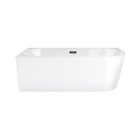 Corsan Intero Wanna wolnostojąca 160x74 cm narożna lewa biała + klik klak grafit E240LLGM
