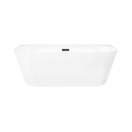 Corsan Mono Wanna wolnostojąca 170x80 cm przyścienna biała + klik klak grafit E030XLGM