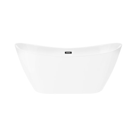 Corsan Nauti Wanna wolnostojąca 170x77 cm biała + klik klak grafit E043XLGM