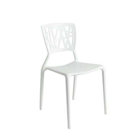 D2 Bush Krzesło inspirowane Viento Chair 42x41 cm, białe 23796
