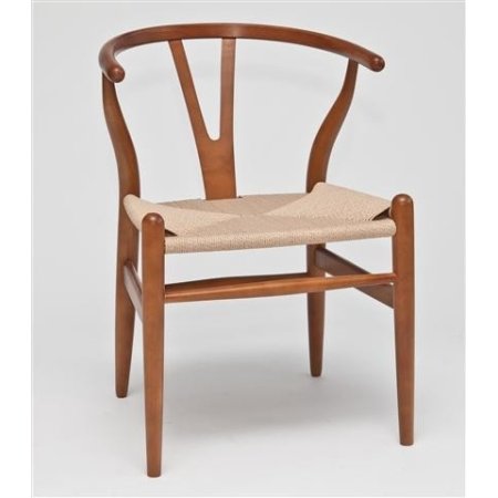 D2 Wicker Krzesło inspirowane Wishbone 54x42 cm, jasnobrązowe 12783