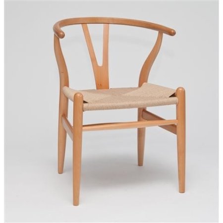 D2 Wicker Krzesło inspirowane Wishbone 54x42 cm, naturalne 5211