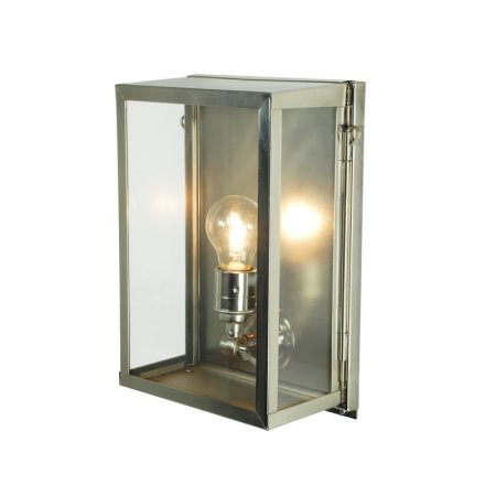 Davey Lighting Box Light Small Kinkiet 29,5x20 cm IP44 Standard E27 GLS, satynowy niklowy DP7644/NP/SA/CL
