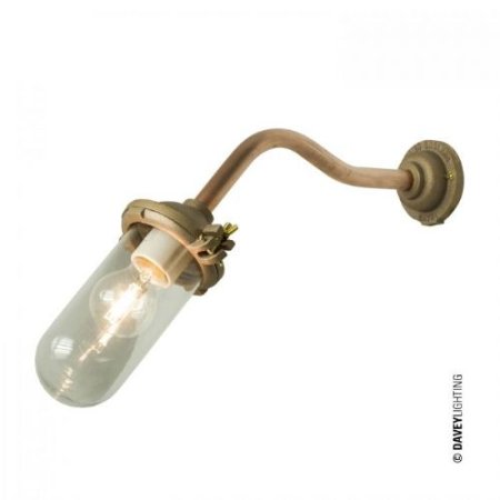Davey Lighting Bracket Light Kinkiet zewnętrzny 35,5x23 cm IP54 Standard E27 GLS miedziany DP7684/GM/060F/C