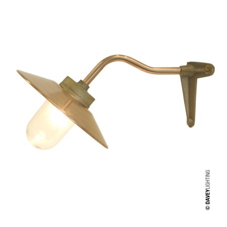 Davey Lighting Bracket Light Kinkiet zewnętrzny 36,5x38 cm IP54 Standard E27 GLS miedziany DP7680/GM/CL/CCR