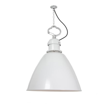 Davey Lighting Medium Lampa wisząca 57x44 cm IP20 Standard E27 GLS, biała DP7380/M/WH