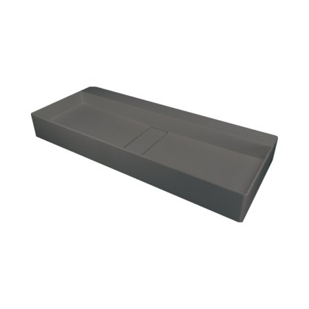 Deante Blur Umywalka nablatowa 80x40 cm podwójna antracyt metalik CQB_TU8S