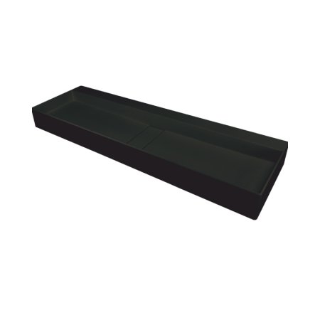Deante Blur Umywalka nablatowa 120x40 cm podwójna czarny mat CQB_NU2S