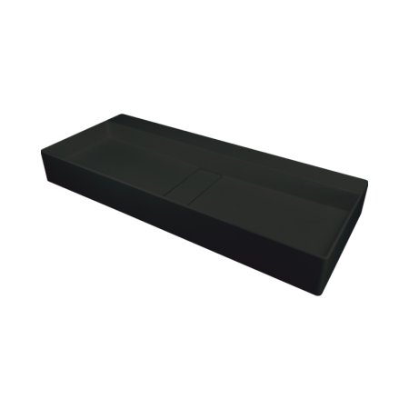 Deante Blur Umywalka nablatowa 80x40 cm podwójna czarny mat CQB_NU8S