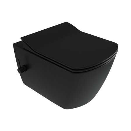 Deante Blur Zestaw Toaleta WC myjąca + deska wolnoopadająca czarny mat CDZ_NWPW