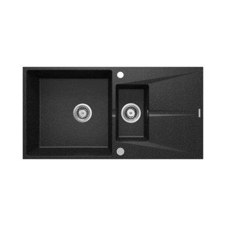 Deante Corio Zlewozmywak granitowy półtorakomorowy 97x50 cm grafit mat ZRC_2513