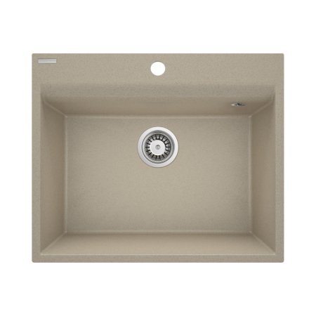 Deante Corio Zlewozmywak granitowy jednokomorowy 60x50 cm piasek ZRC_710A