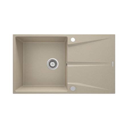 Deante Corio Zlewozmywak granitowy jednokomorowy 86x50 cm piasek ZRC_711A