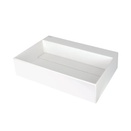 Deante Correo Umywalka nablatowa 60x40 cm alabaster CQR_AU6M