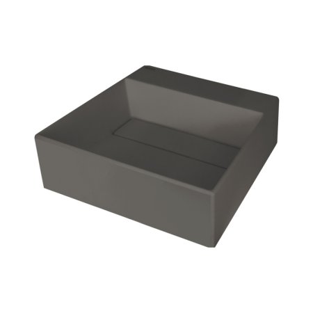 Deante Correo Umywalka nablatowa 40x40 cm antracyt metalik CQR_TU4M