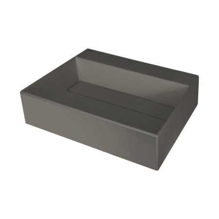 Deante Correo Umywalka nablatowa 50x40 cm antracyt metalik CQR_TU5M