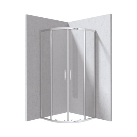 Deante Funkia Evo Kabina półokrągła 80x80x195 cm drzwi przesuwne KYP_0088P