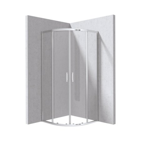 Deante Funkia Evo Kabina półokrągła 90x90x195 cm drzwi przesuwne KYP_0099P