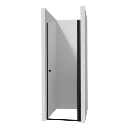Deante Kerria Plus Drzwi prysznicowe wahadłowe 200x70 cm nero KTSWN47P