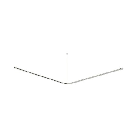 Deante Lehnen Drążek zasłony prysznicowej stalowy 120x120 cm stal polerowana NIL_0DZ2