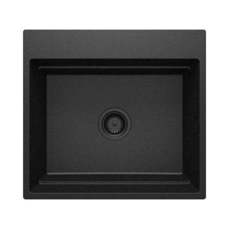 Deante Magnetic Zlewozmywak granitowy jednokomorowy 56x52 cm grafit metalik ZRM_G10A