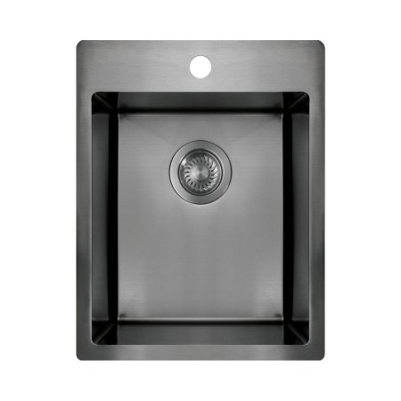 Deante Olfato Precious Zlewozmywak stalowy jednokomorowy 39x50,5 cm titanium ZPO_D10E