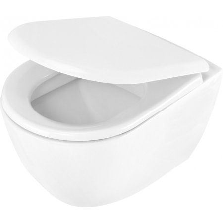 Deante Peonia Toaleta WC podwieszana 51x35,5 cm, biała CDE6WPW