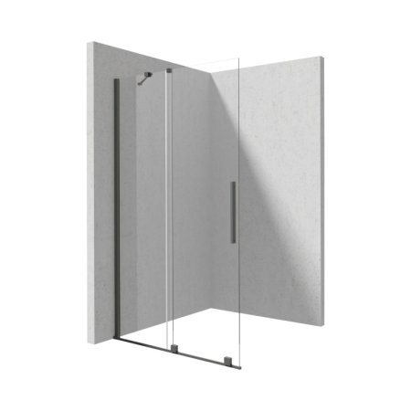 Deante Prizma Kabina Walk-in przesuwna 80x195 cm profile titanium/szkło transparentne KTJ_D38R
