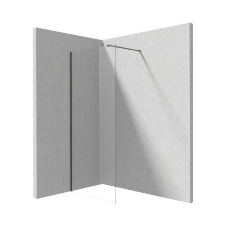 Deante Prizma Kabina walk-in 100x195 cm profile titanium szkło przejrzyste KTJ_D30P
