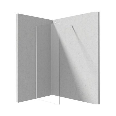 Deante Prizma Kabina walk-in 120x195 cm profile biały mat szkło przejrzyste KTJ_A32P