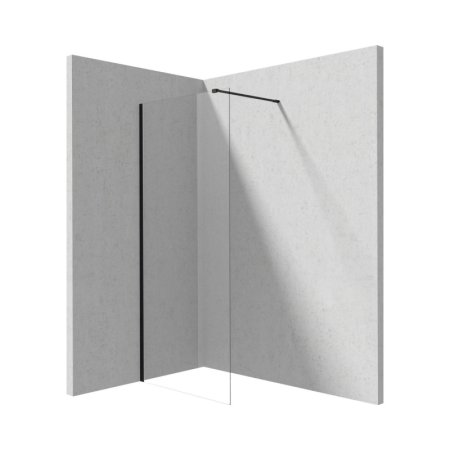 Deante Prizma Kabina walk-in 120x195 cm profile czarny mat szkło przejrzyste KTJ_N32P