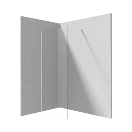 Deante Prizma Kabina walk-in 70x195 cm profile biały mat szkło przejrzyste KTJ_A37P