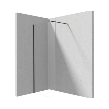 Deante Prizma Kabina walk-in 70x195 cm profile czarny mat szkło przejrzyste KTJ_N37P