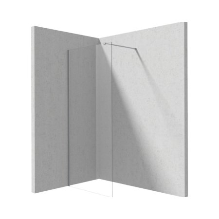 Deante Prizma Kabina walk-in 70x195 cm profile stal szczotkowana szkło przejrzyste KTJ_F37P