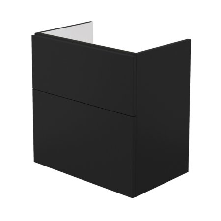 Deante Prizma Szafka umywalkowa 60x60x38,5 cm bez blatu czarny mat mat STU_NU61